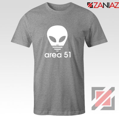 Area 51 Alien Tee Shirt 3 Stripe Adidas Logo Parody T-Shirt Size S-3XL Sport Grey