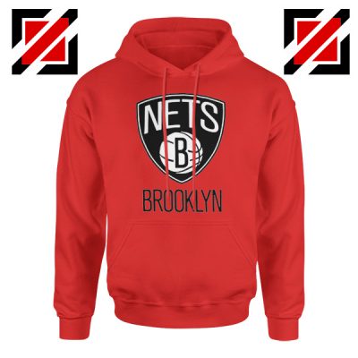 Brooklyn Nets Logo Red Hoodie