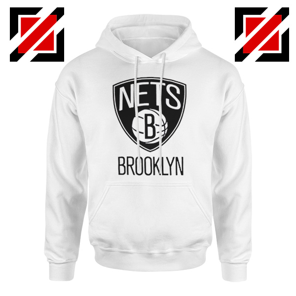 Brooklyn Nets Logo White Hoodie