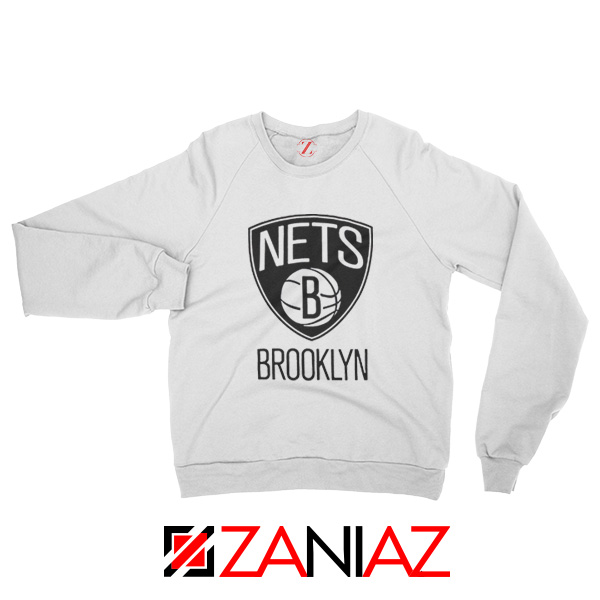 Best Gift Brooklyn Nets Logo Sweatshirt NBA Sweatshirt Size S-3XL White
