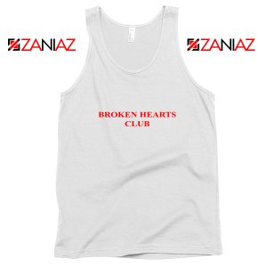 Broken Hearts Club Tank Top Funny Women Tank Top Size S-3XL White