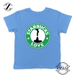 Funny Love Starbucks Parody Kids T-Shirt