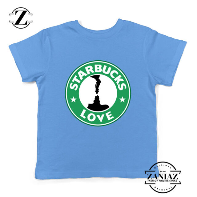 Funny Love Starbucks Parody Kids T-Shirt
