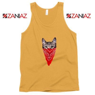Cat Gangster Tank Top Funny Animal Tank Top Size S-3XL Sunshine