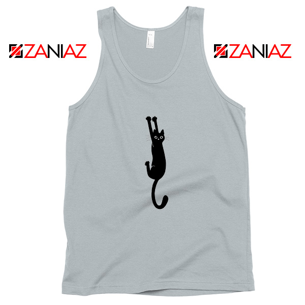 Cute Black Cat Holding Tank Top