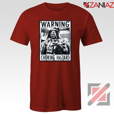 Choking Hazard Darth Vader Red Tshirt