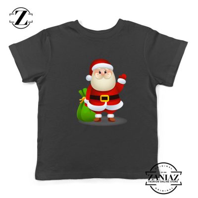 Christmas Santa Claws Gift Kids T-Shirt Size S-XL Black