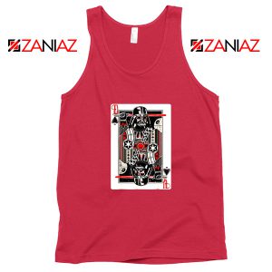 Darth Vader King of Spades Tank Top Star Wars Tank Top Size S-3XL Red