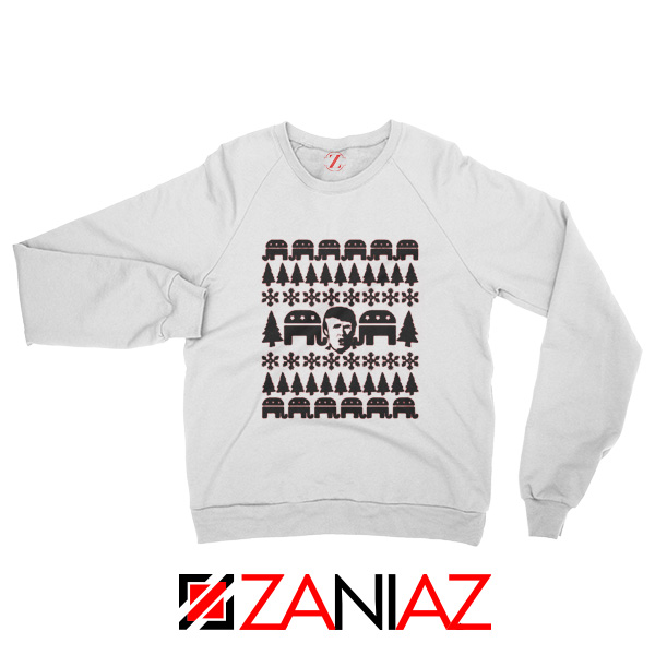Donald Trump Christmas Sweatshirt Merry Christmas Sweatshirt White