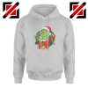 Father Christmas Hoodie Santa Claws Hoodie Size S-2XL Sport Grey