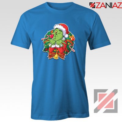 Father Christmas T-Shirt Gift Santa Claws Tee Shirt Size S-3XL Blue