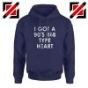 Funny R&B 90s Hoodie Funny Girls Quotes Hoodie Size S-2XL Navy Blue