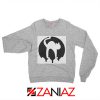 Halloween Cat Silhouette Sweatshirt Cat Lover Sweatshirt Size S-2XL Sport Grey