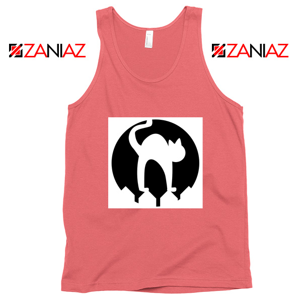 Cat Lover Halloween Cat Silhouette Tank Top
