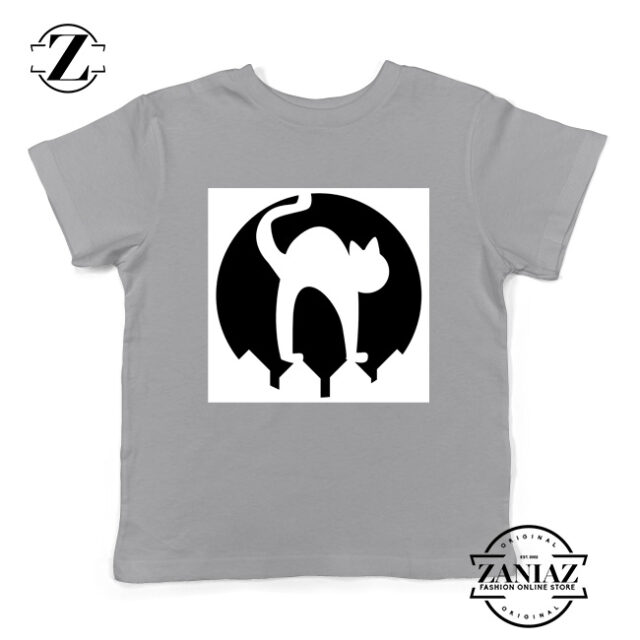 Halloween Cat Silhouette Kids T-Shirt