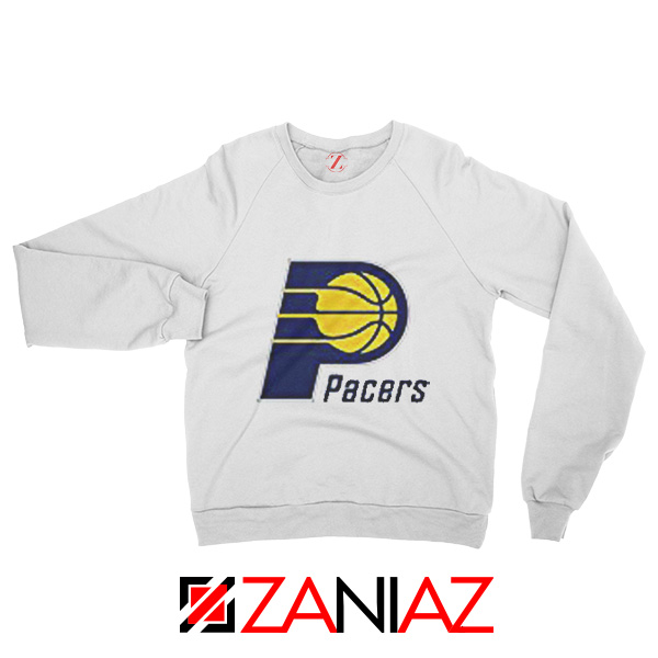 Indiana Pacers Logo Sweatshirt Funny NBA Best Sweatshirt Size S-2XL White