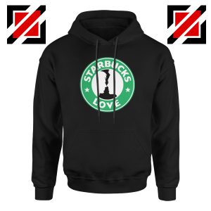Love Women Hoodie Starbucks Parody Hoodie Size S-2XL Black