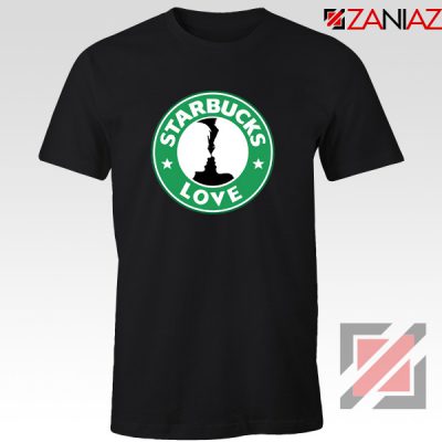 Love Women Tshirt Starbucks Parody Tee Shirt Size S-3XL Black