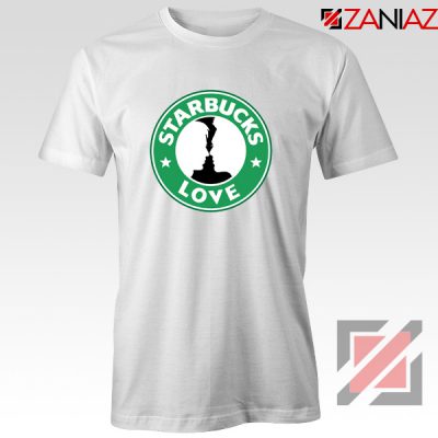 Love Women Tshirt Starbucks Parody Tee Shirt Size S-3XL White