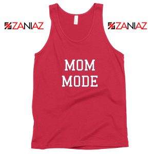 Mom Mode Tank Top Cute Womens Tank Top Size S-3XL Red