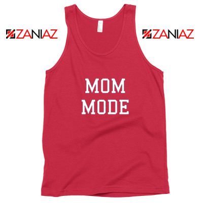 Mom Mode Tank Top Cute Womens Tank Top Size S-3XL Red