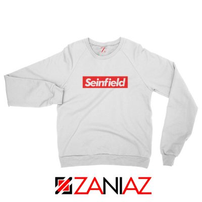 Seinfeld Parody Sweatshirt American TV Series Sweatshirt White