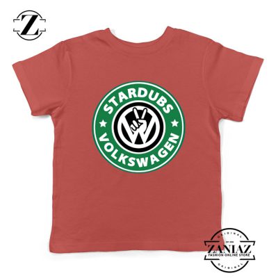 Stardubs Volkswagen Merchandise Kids Tshirt Size S-XL Red