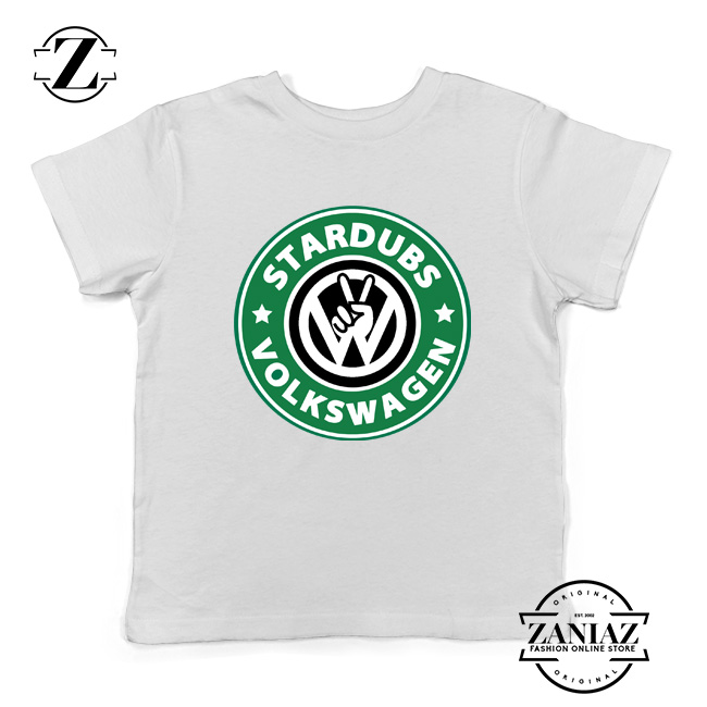 Stardubs Volkswagen Merchandise Kids Tshirt Size S-XL White