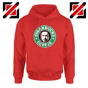 Starkbucks Coffee Hoodie Starbucks Parody Hoodie Size S-2XL Red