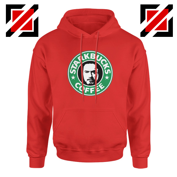 Starkbucks Coffee Hoodie Starbucks Parody Hoodie Size S-2XL Red