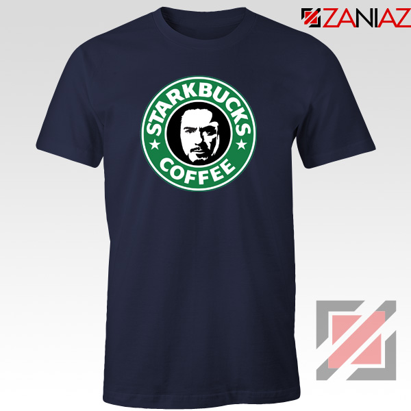 Marvel Characters Starkbucks Coffee T-Shirt