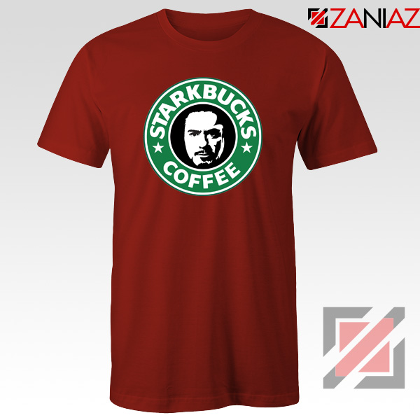 Starkbucks Coffee T-Shirt Starbucks Parody Tee Shirt Size S-3XL Red