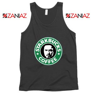 Funny Starkbucks Coffee Marvel Characters Tank Top