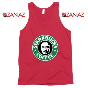 Starkbucks Coffee Tank Top Starbucks Parody Tank Top Size S-3XL Red