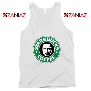 Starkbucks Coffee Tank Top Starbucks Parody Tank Top Size S-3XL White