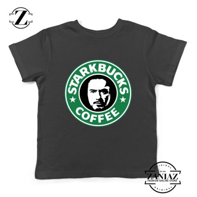 Starkbucks Parody Marvel Comics Kids Tee Shirt Size S-XL Black