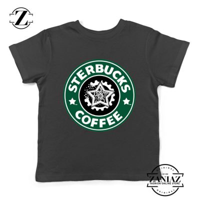 Sterbucks Coffee Starbucks Parody Kids Tshirt Size S-XL Black