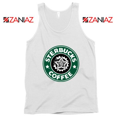Sterbucks Coffee Tank Top Starbucks Parody Tank Top Size S-3XL White