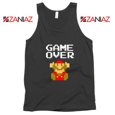 Super Mario Fall Tank Top Game Over Mario Best Tank Top Size S-3XL Black