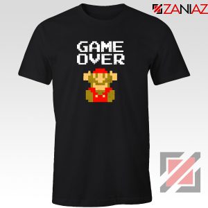 Super Mario Fall Tee Shirt Game Over Mario Best T-shirt Size S-3XL Black