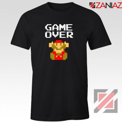 Super Mario Fall Tee Shirt Game Over Mario Best T-shirt Size S-3XL Black