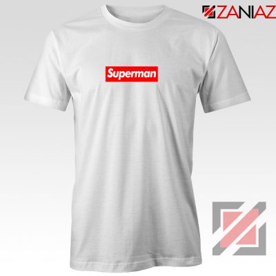 Superman Superhero T-Shirt Supreme Parody Tee Shirt Size S-3XL White