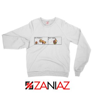 The Great Jaggi Sweatshirt Funny Monsters Hunter Merch Sweatshirt White