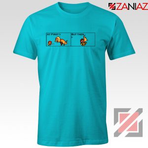 The Great Jaggi Tshirts Funny Monsters Hunter Merchandise Tshirt Light Blue