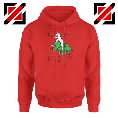 To The Disco Hoodie Unicorn Animal Cheap Hoodie Size S-2XL Red