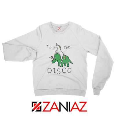 To The Disco Sweatshirt Unicorn Animal Cheap Sweatshirt Size S-2XL White