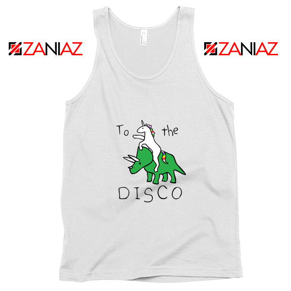 Quote To The Disco Unicorn Elephant Tank Top