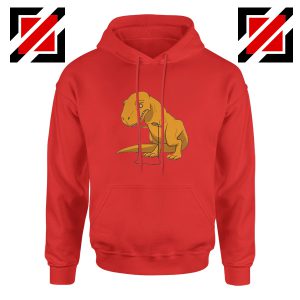Tyrannosaurus Rex Hoodie Animal Fitness Hoodie Size S-2XL Red