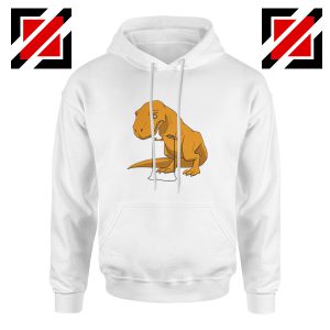 Tyrannosaurus Rex Hoodie Animal Fitness Hoodie Size S-2XL White