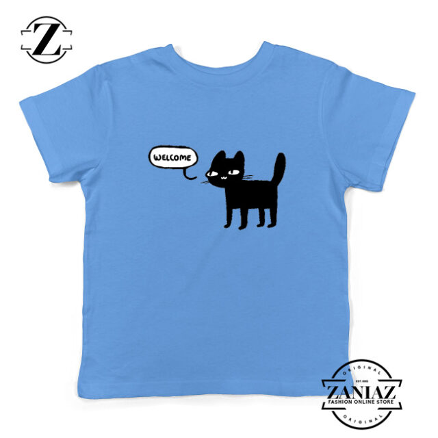 Wellcome Black Cat Kids T-Shirt